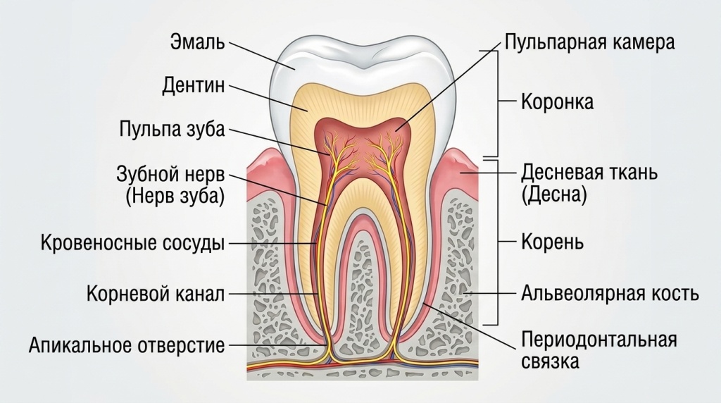 нерв зуба